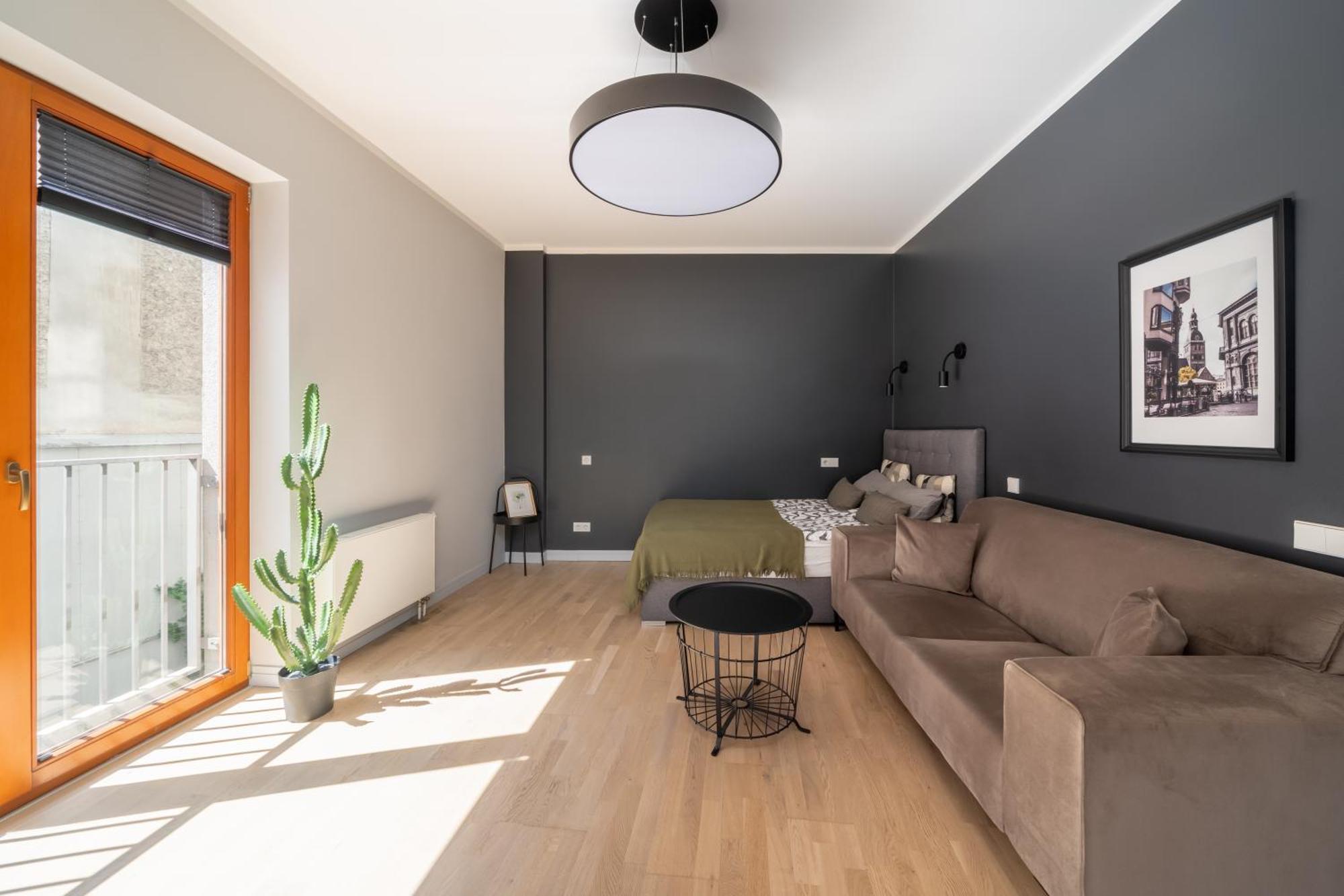 Cosy Studio Apartment In Ridzenes Residence Riga Esterno foto